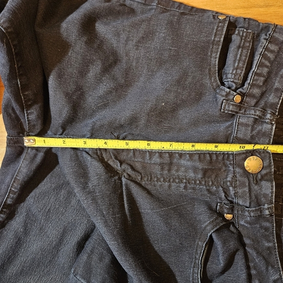 V.I.P. Wide Leg High Rise Black Jeans Size 9/10 - Picture 3 of 8